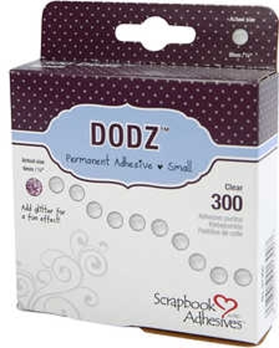 Dodz Zelfklevende Dots, d: 6 mm, dikte 0,5 mm, klein, 300stuks [HOB-11566]